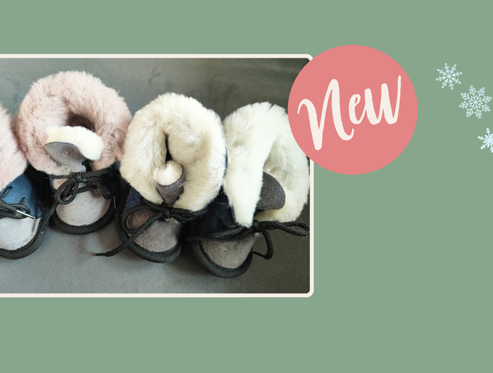 <h4>Baby Lammfellschuhe</h4>