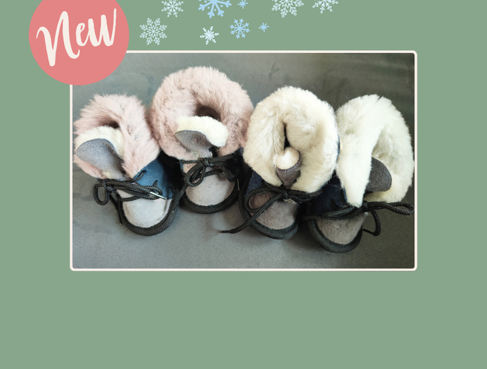 <h4>Baby Lammfellschuhe</h4>