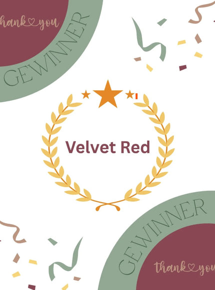 Bei unserer letzten Abstimmung war das Ergebnis eindeutig: <strong>Velvet Red </strong>ist euer Favorit! 🎉